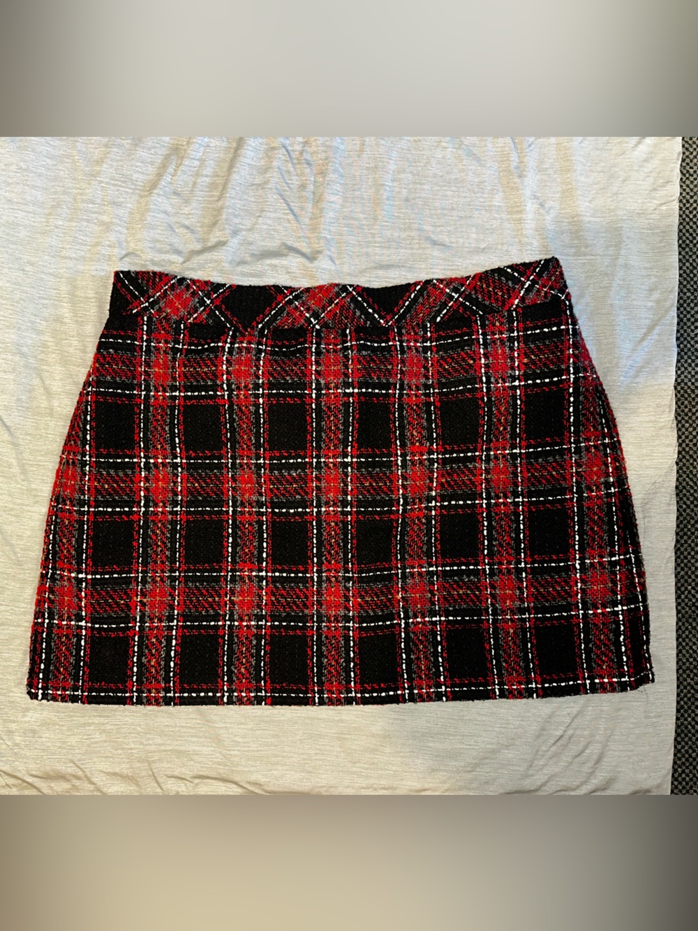 Penningtons Red and Black Plaid Girls' Skirt